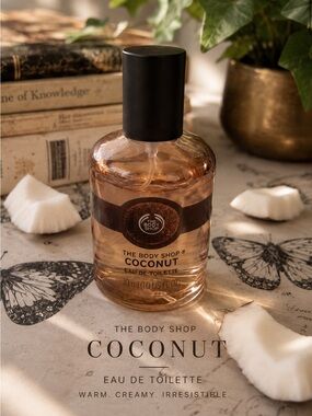 The Body Shop Coconut Eau De Toilette 30ml Discontinued 2017 HTF Approx 70% Full
